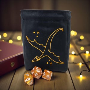 Swirl dragon dice bag