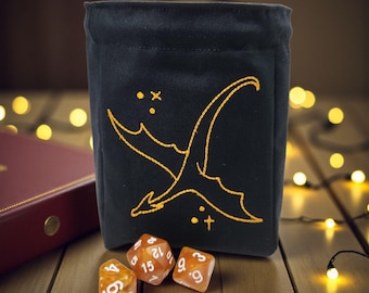 Swirl dragon dice bag