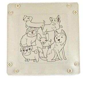 Dog breed dice tray, polyhedral dice, role playing games, dog lover tray, game accessory, RPG dnd