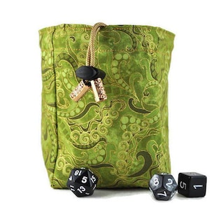 Dice bag, Game bag, board game accessory, TTRPG, dnd