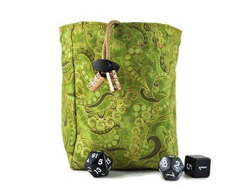 Dice bag, Game bag, board game accessory, TTRPG, dnd