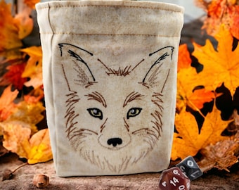 Fox dice bag, TTRPG