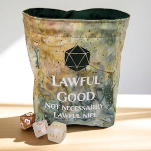 dice bag, &quot;Lawful Good&quot;, TTRPG