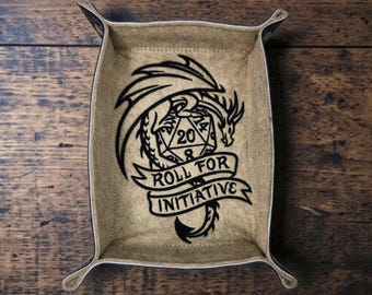 Drachenwürfelbrett für die Initiative, TTRPG, rechteckig