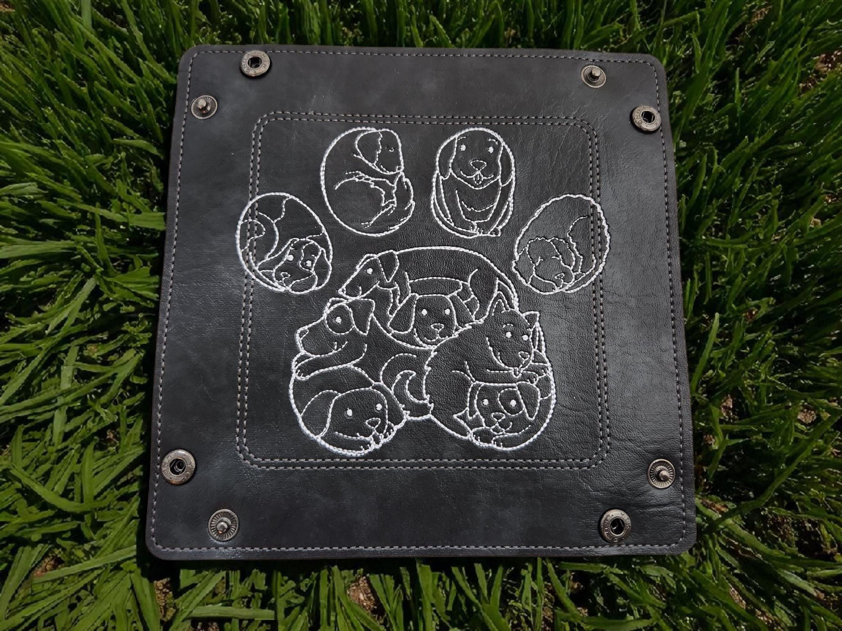 Set De 10 Dés à Motifs Pattes De Chat – En Résine, Pour Jeux De Société, Camping Ou Déco