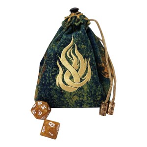 Devil Flame Dice Pouch, Gaming dice bag