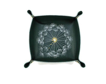 Portable dice tray, dandelion design dnd