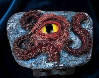 Kraken dice or mini box, handcrafted