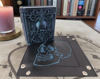 Skull Gift Set - Dice Tray & Tome Container