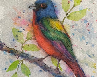 Painted Bunting   Sold