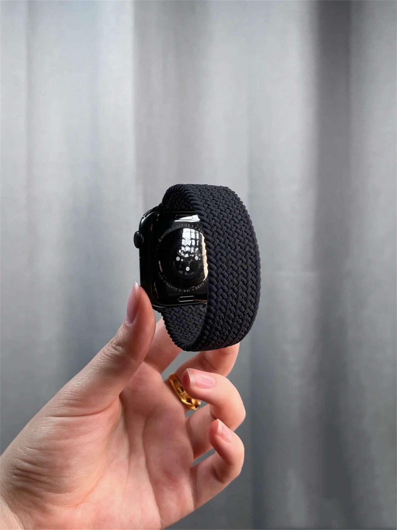 Braided Nylon Watch Band Compatible With Apple Watch Stretchy Sport braided-nylon-watch-band-compatible-with-apple-watch-stretchy-sport