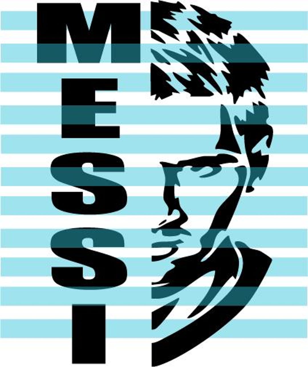 Mess Si Sticker Design Mesii Sticker - Etsy