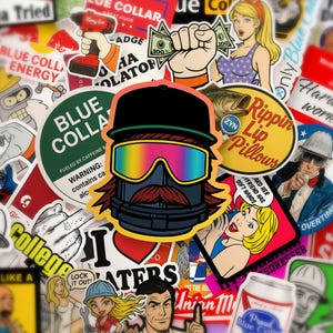 Divertidas pegatinas para cascos de obreros: humor sarcástico para adultos, pegatinas impermeables - Paquete de 150