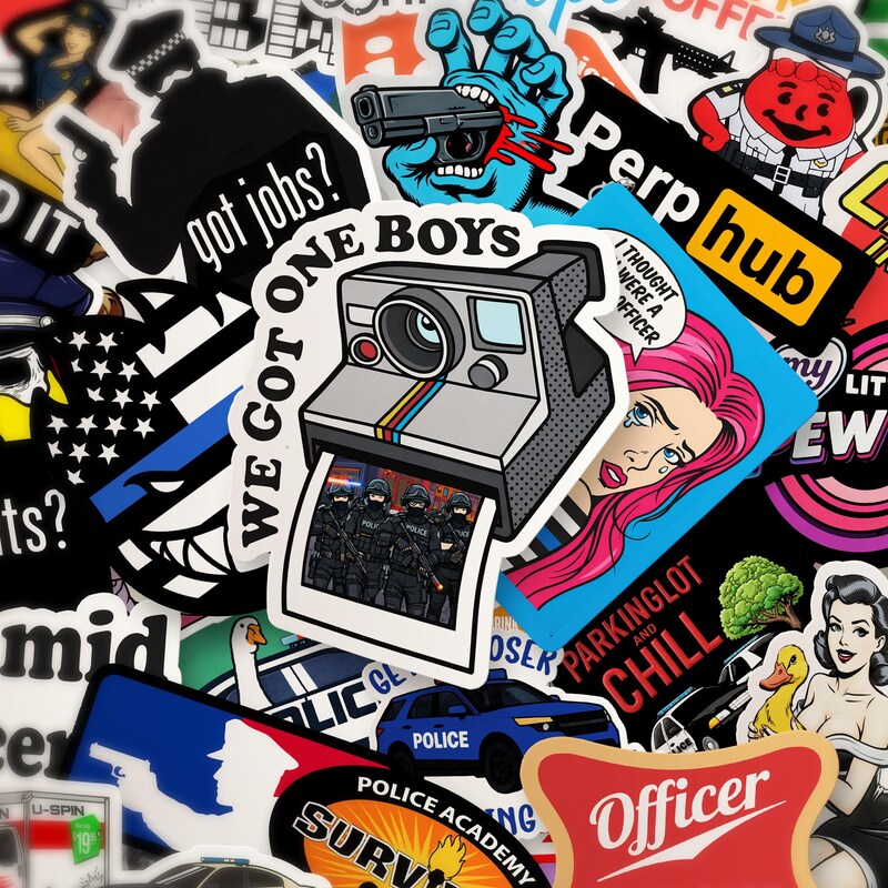 Police Meme Stickers - Etsy