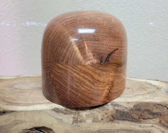 Mesquite Hardwood Open Crown Hat Block | Millinery Hat Making