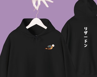 Felpa con cappuccio ispirata agli anime: abbigliamento da gamer in stile giapponese