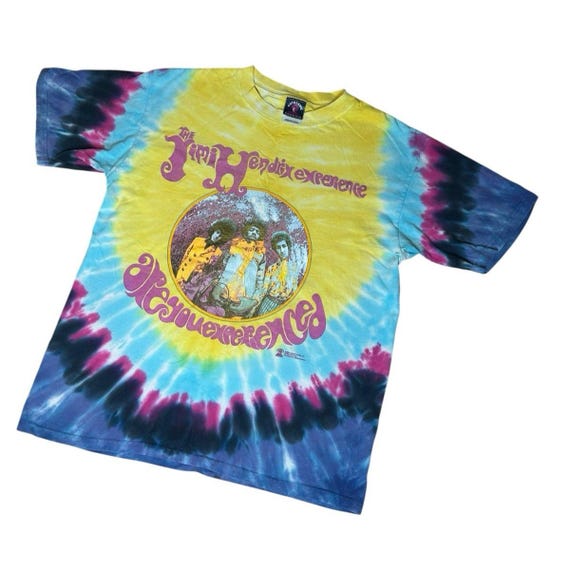 Vintage Jimi Hendrix Experience Shirt 2000 "Are You Experienced" Tie Dye MEDIUM