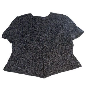 Blusa vintage de seda con cuentas para noche de Adrianna Papell 18W Boutique, estilo años 90, para mujer de negocios imagen 5