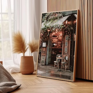 Paris Art Print, Paris Photography, Paris Montmartre, Paris Street Photography Wall Art, Paris Poster, Urban Art Decor, Parisian cafe