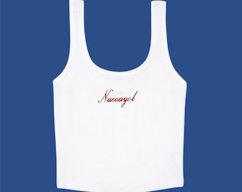 NUEVAYOL embroidered tank