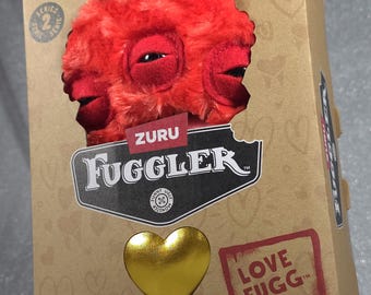 Red Annoyed Alien Love Fugg Valentine's Day Fuggler 9" Plush Toy Collectible