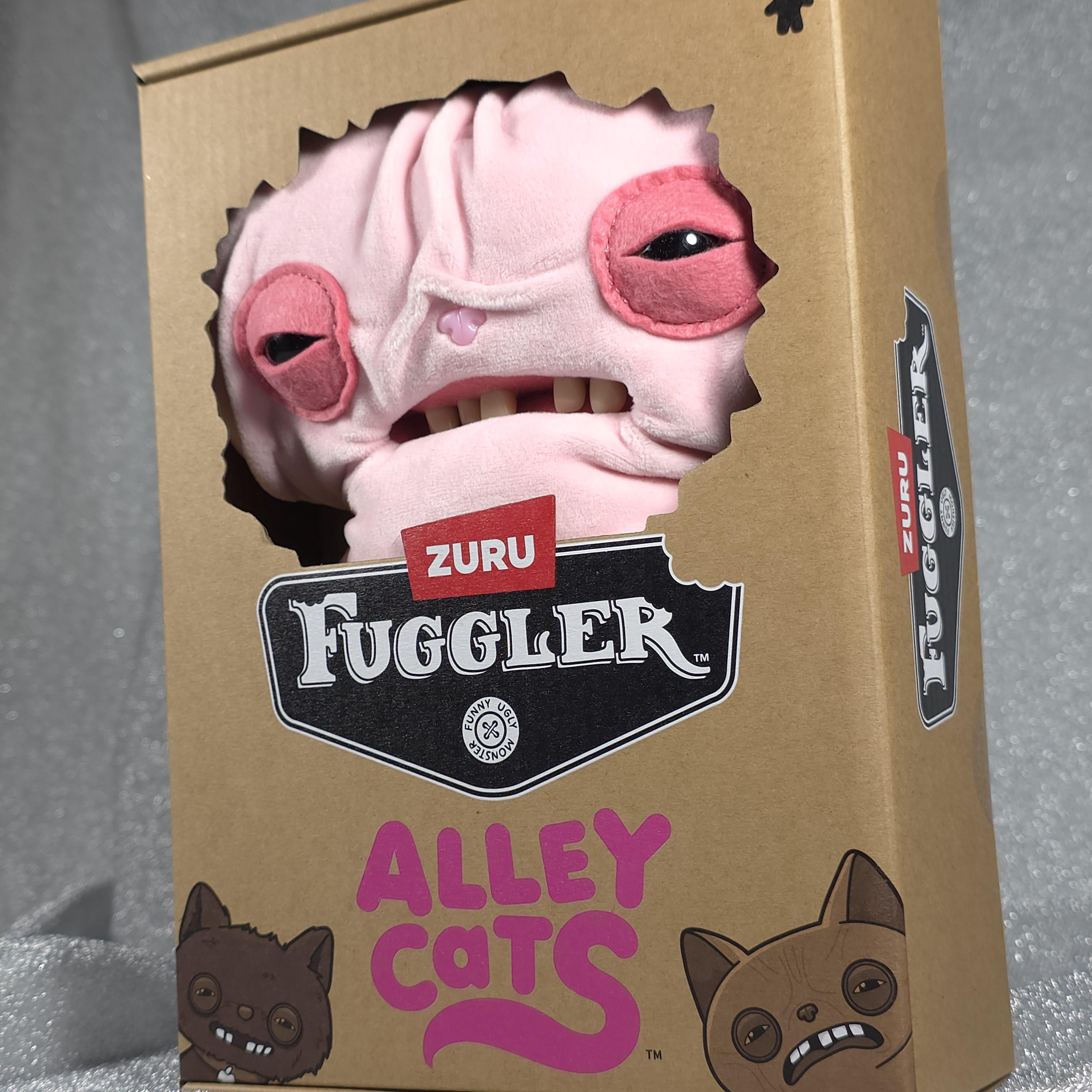ファグラー　fuggler big ぬいぐるみ　ネコ　ピンク　alley cat Fuggler Alley Cats 9 inch (Cheezee), Funny Ugly Monster Stuffed
