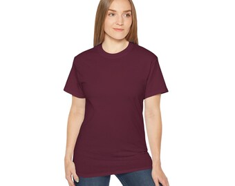 Uniseks ultrakatoen T-shirt: comfortabel, essentieel voor elke dag