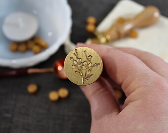 Self Adhesive Wax Seals - set of 9 - cosmos