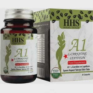 Capsule A1 HHS - L-Carnitine Lepidium 2 Boîtes de 60 capsules Livraison rapide via FEDEX Dhl UPS