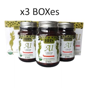 A1 HHS Kapsel - L-Carnitin Lepidium 3 Box 90 Kapseln Schnelle Lieferung über FEDEX Dhl UPS