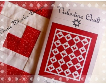 Valentine Quilt Paper Pieced PDF Quilt Pattern