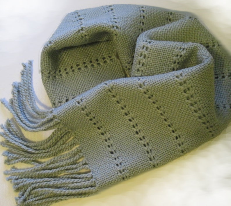 Leno Lane Scarf Rigid Heddle Loom PDF Pattern image 3