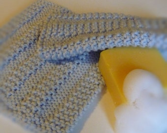 Babylove Knitted Washcloth PDF Pattern