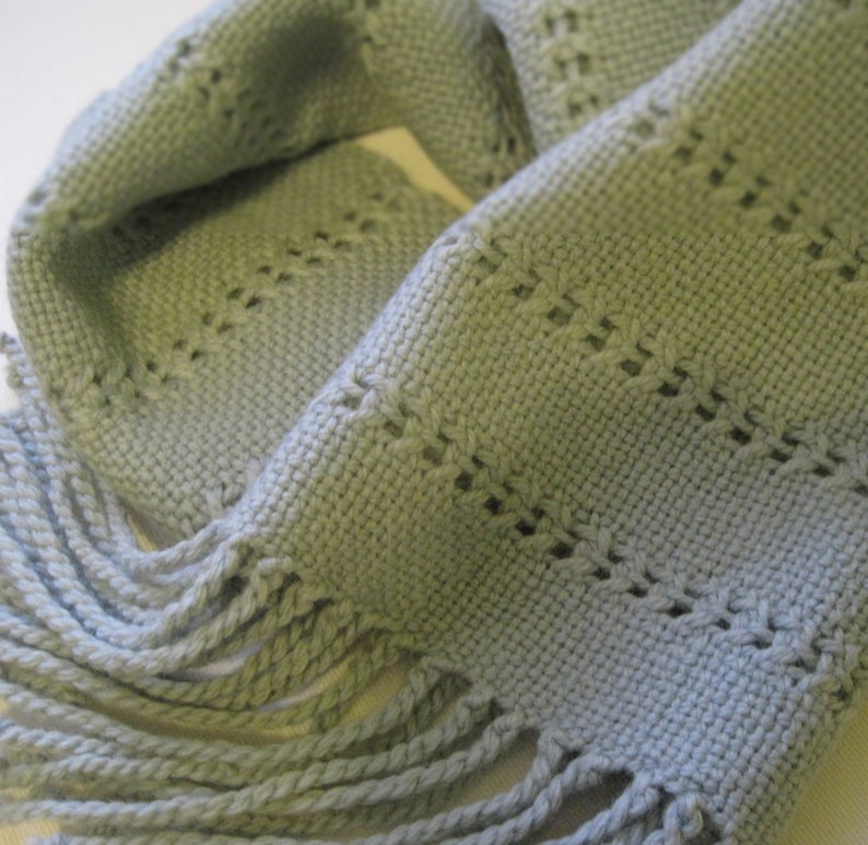 Leno Lane Scarf Rigid Heddle Loom PDF Pattern image 1