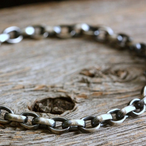 Heavy Sterling Silver Bracelet 7 7.5 8 - Etsy