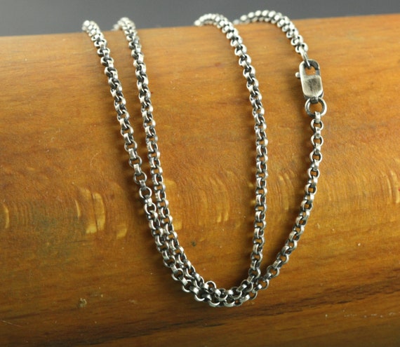 Sterling Silver Rolo Belcher Chain 
