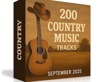 Pack indispensable pour DJ de musique country – Bibliothèque de sons pour producteur de septembre 2025 | Téléchargement numérique