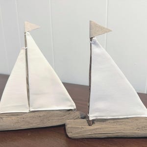 Sailboat centerpiece or decor  for beach wedding or party