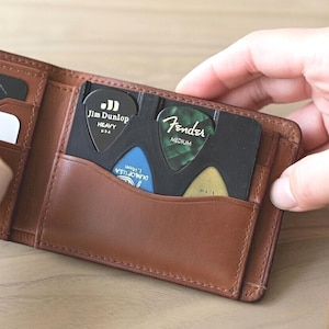 ThePickWallet | Support de médiator fin pour tous les portefeuilles - Cadeau musique au format carte de crédit