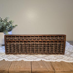 Vintage Japanese Soroban – Traditional Wooden Abacus