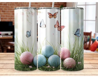 Funny Women Golf Tumbler Wrap 20 oz Skinny Tumbler Real Women Play Golf Sublimation Design Digital Download PNG, Girl Golfing Tumbler