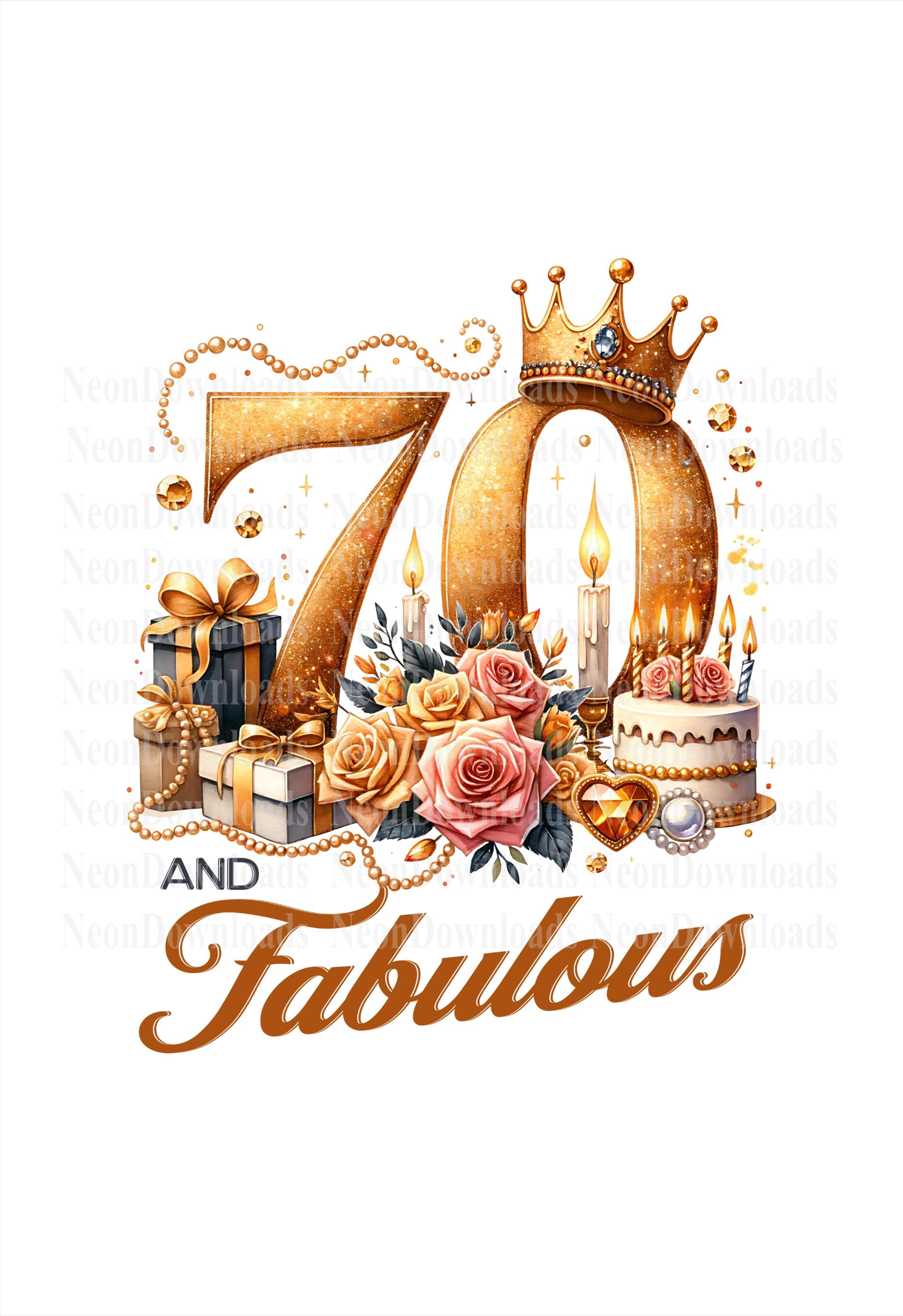70th Birthday PNG Seventy And Fabulous PNG 70th Birthday Tshirt 70th-birthday-png-seventy-and-fabulous-png-70th-birthday-tshirt