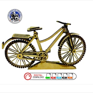 Bicycle Bike Digital File DIY 3D Puzzle