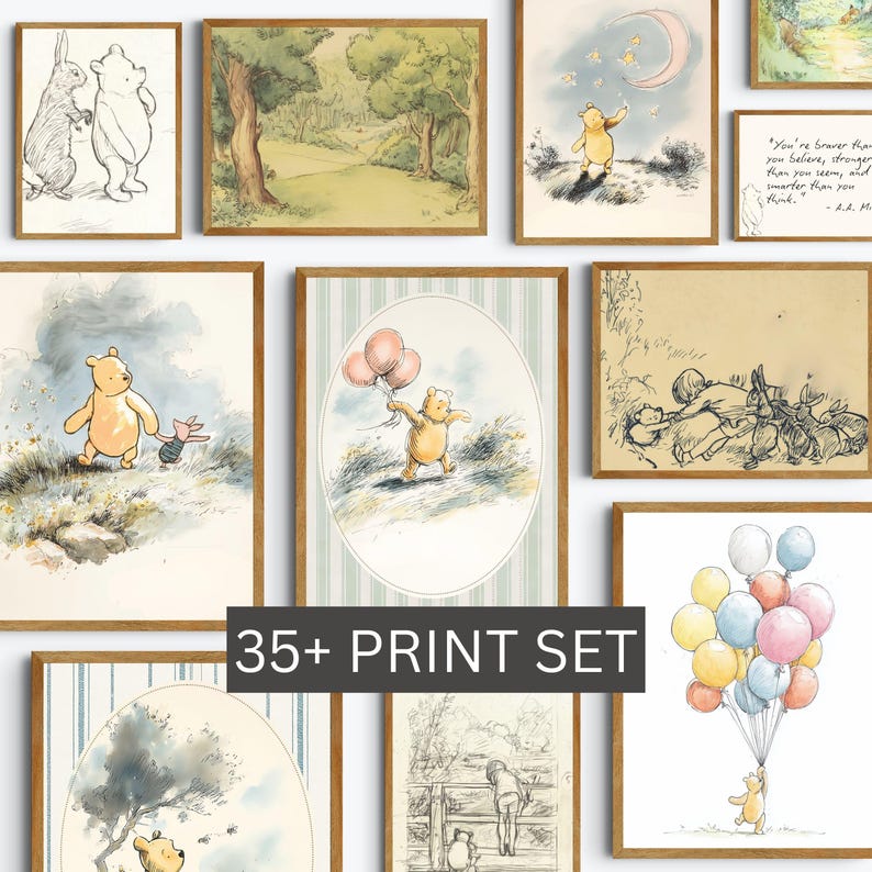 Winnie the Pooh Nursery Wall Art