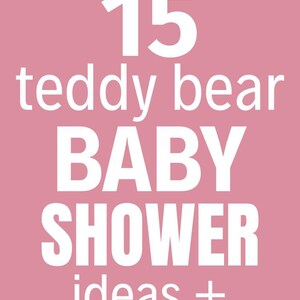 This We Can Bearly Wait baby girl shower invitation template features a pink balloon and boho teddy bear theme. This editable baby shower invite is a beautiful Canva download, perfect for creating a sweet and personalized celebration.