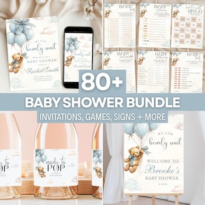 Bearly Baby Shower Bundle Printable