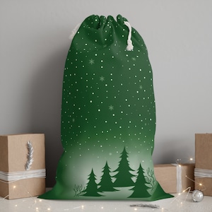 Snowy Trees Gift Sack/Pillowcase