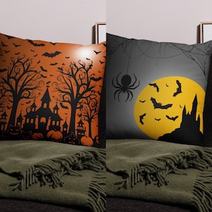 Haunted House 2-sided Pillow