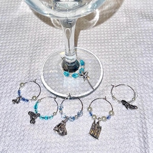 Aschenputtel Wein Charms | Cinderella Glasanhänger