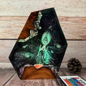 USS Enterprise (NCC-1701-E) resin lamp, NCC 1701E Night Light, starship from Star Trek, Halloween Gift 2025, Birthday Gift, Christmas 2025.